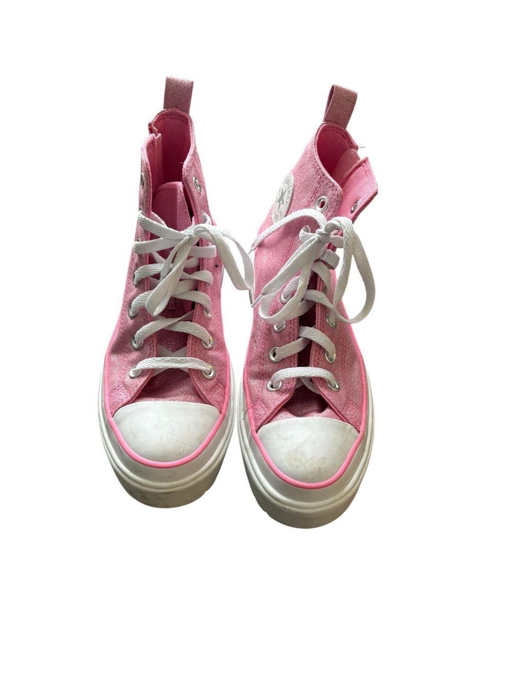 Converse Chuck Taylor Lugged Lift platform pink sneakers - Picture 2 of 13